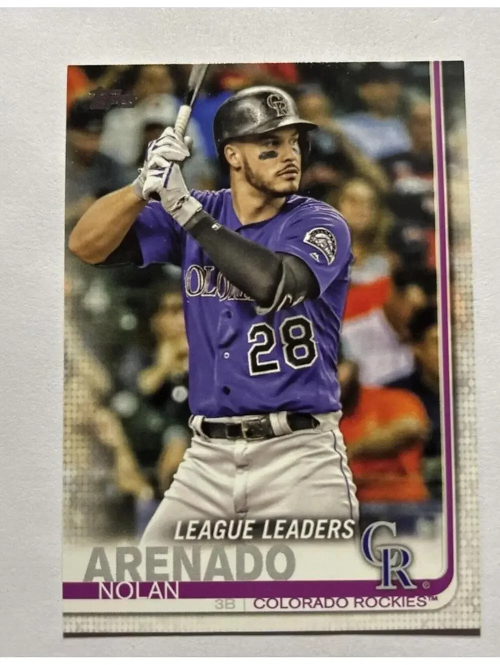 2019 Topps - #70 Nolan Arenado- league leaders Colorado Rockies baseball card
